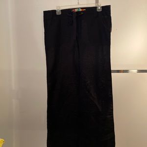 Black Linen Trousers